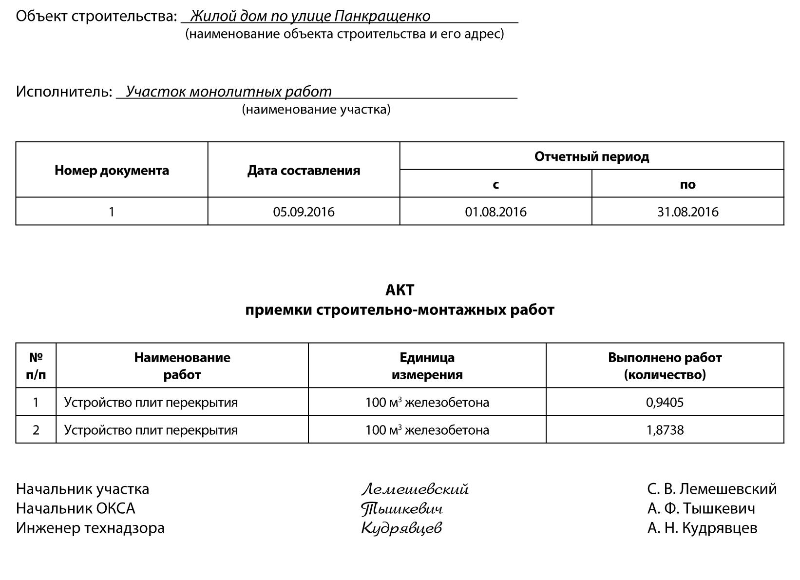Норма выработки в строительстве