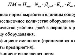 Определить производственную мощность цеха в год