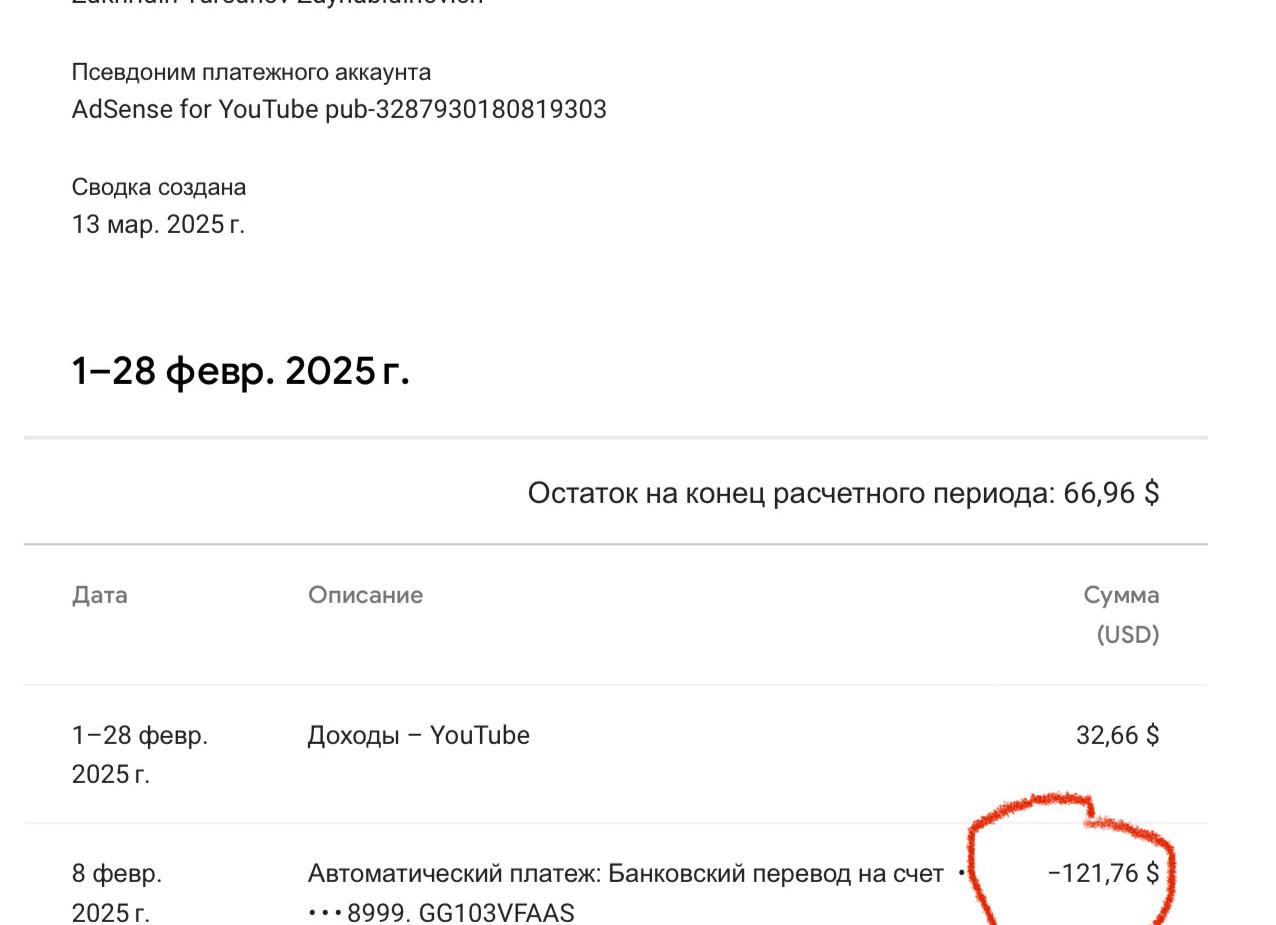 Что с платежом