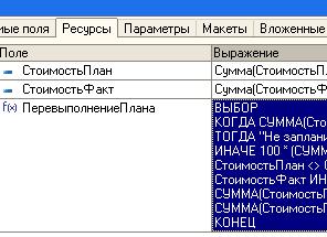1С скд вычисляемые поля условие если