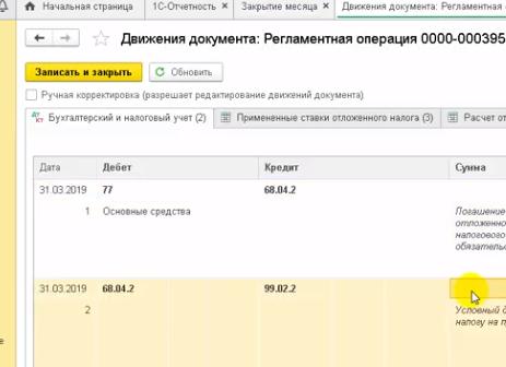 Начисление прибыли проводки