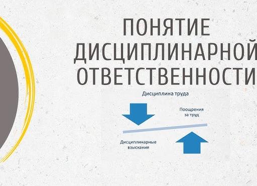 Понятие дисциплинарной ответственности