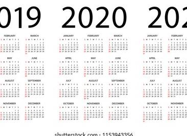 Календарь на 2019 2021