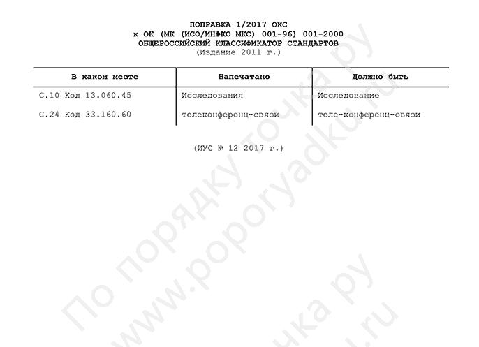Код ОКС стандарта