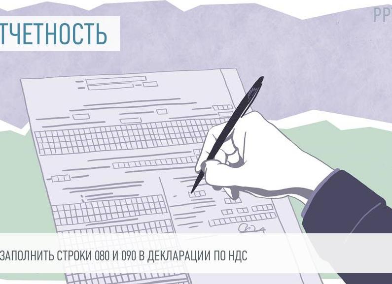 Стр 080 декларации по НДС