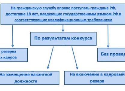 На гражданскую службу в РФ вправе поступать